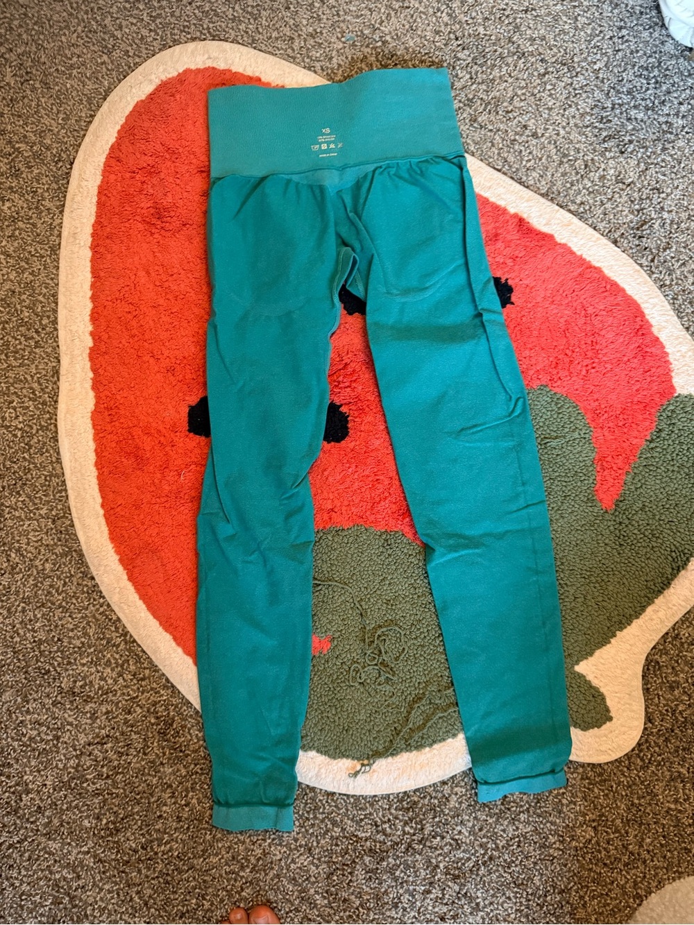 NVGTN Teal High-Waist Performance Leggings